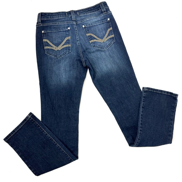 Nine West Vintage America Straight Leg Jeans 4 - Picture 2 of 6